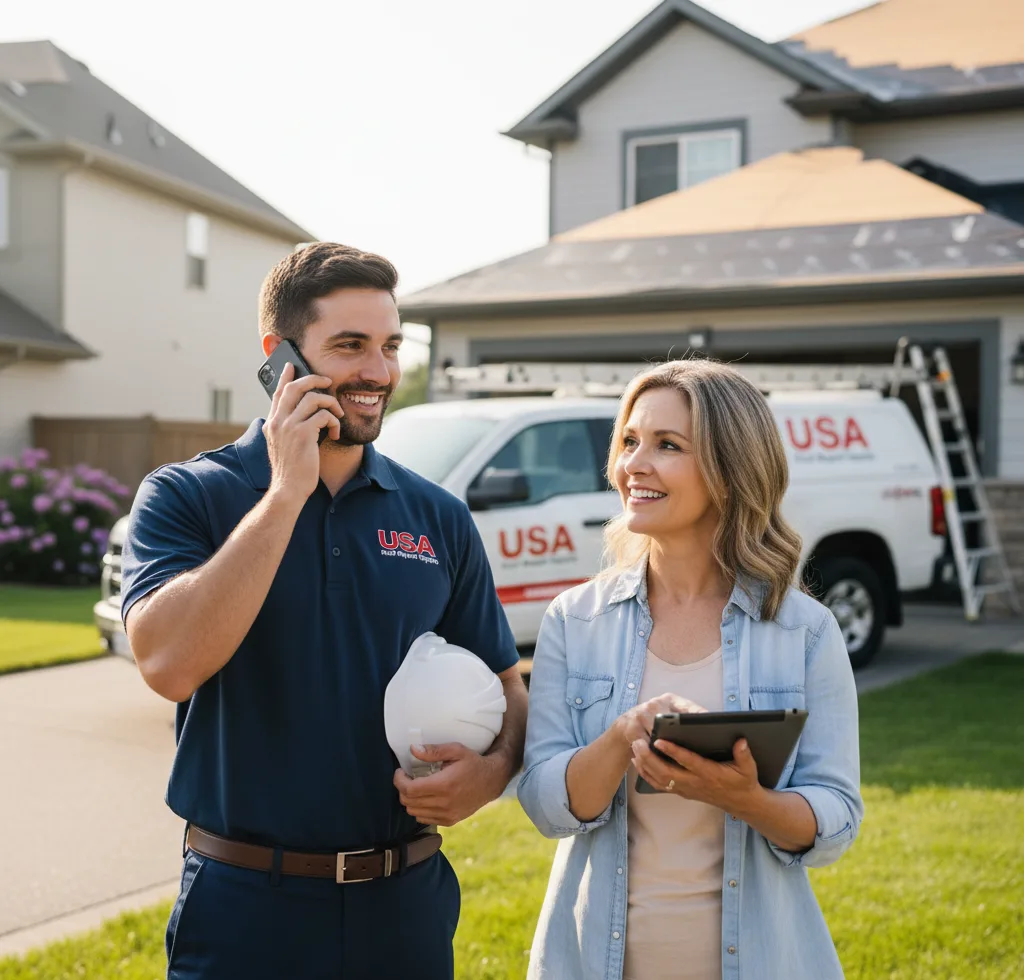 USA Roof Repair Experts customer support in Clermont